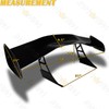Unbranded 57" UNIVERSAL GT STYLE PAINTED BLACK DOWN FORCE RACING
