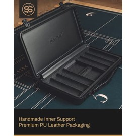 SLOWPLAY Poker Chip Case for Texas Holdem, 500 pcs of 39/40mm Poker Chips | High-end Carrying case Providing Full Protection, German Polycarbonate Shell, Super Portable & Sturdy