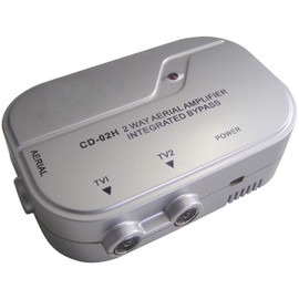 Electrovision Coaxial Signal Booster with 4G Filter (2 Outputs)