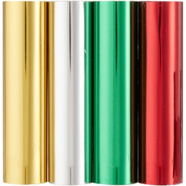 Spellbinders Glimmer Foil-Variety Pack 3, Leather, Various, 12.7 cm x 4.57 Meters (Four Rolls)
