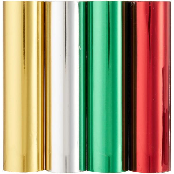 Spellbinders Glimmer Foil-Variety Pack 3, Leather, Various, 12.7 cm x