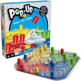 Spin Master Games, Juego Pop-Up para niños, Colorido Juego de Mesa para 2-4 Jugadores con Tirador automático para Noches de Juego en Familia, Juegos