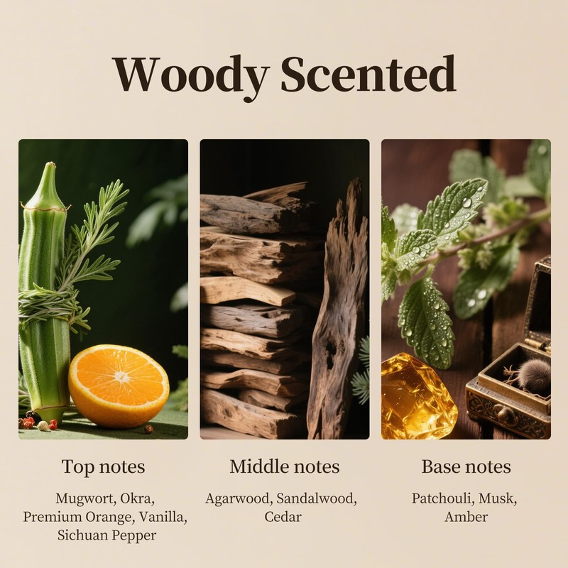 Woody Scent for Waterless Diffuser Long Lasting Fragrance Oils Luxury