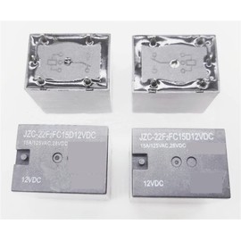 DAHSLNWKN 5pcs Automobile Relay JZC-22FFC15D12VDC JZC-22FFC15D24VDC JZC 22FFC15D12VDC 5PINS 10A 12V 24V(Size:JZC-22FFC15D24VDC)