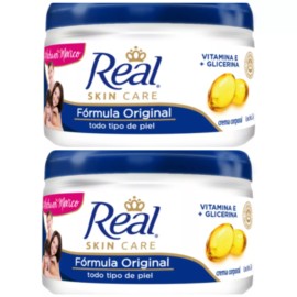 Real Skin Care 2 Pk Crema Real Skin Care Fórmula Original Vitamina E Glicerina 220g c/u