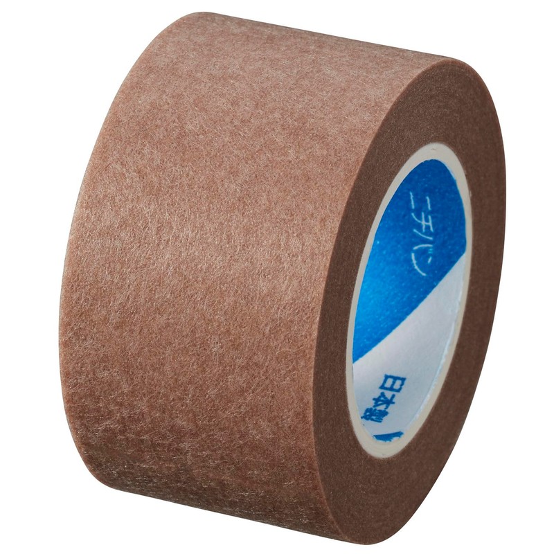 Nichiban White Tape, Beige, 1.0 in (25 mm) Wide, 29.2