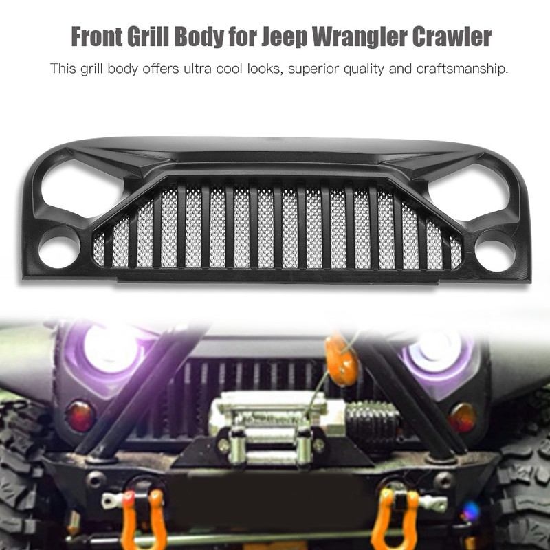 Nylon Angry Eyes Grille Body 1:10 Car Front Accessory Set