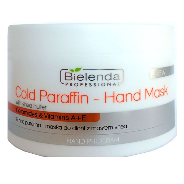 Bielenda Professional Cold Paraffin - Hand Mask with Shea Butter - Zimna Parafina - Maska Do Dloni z Maslem Shea 150ml Set with Stapiz Hair Shampoo 15ml or Mask 10ml