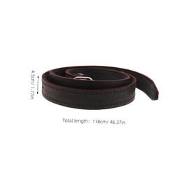 BESPORTBLE Soft Stirrup Leathers with Metal Buckle for Equestrian Training Fit for Comfortable Horse Riding Durable Non-Stretch Design for Young