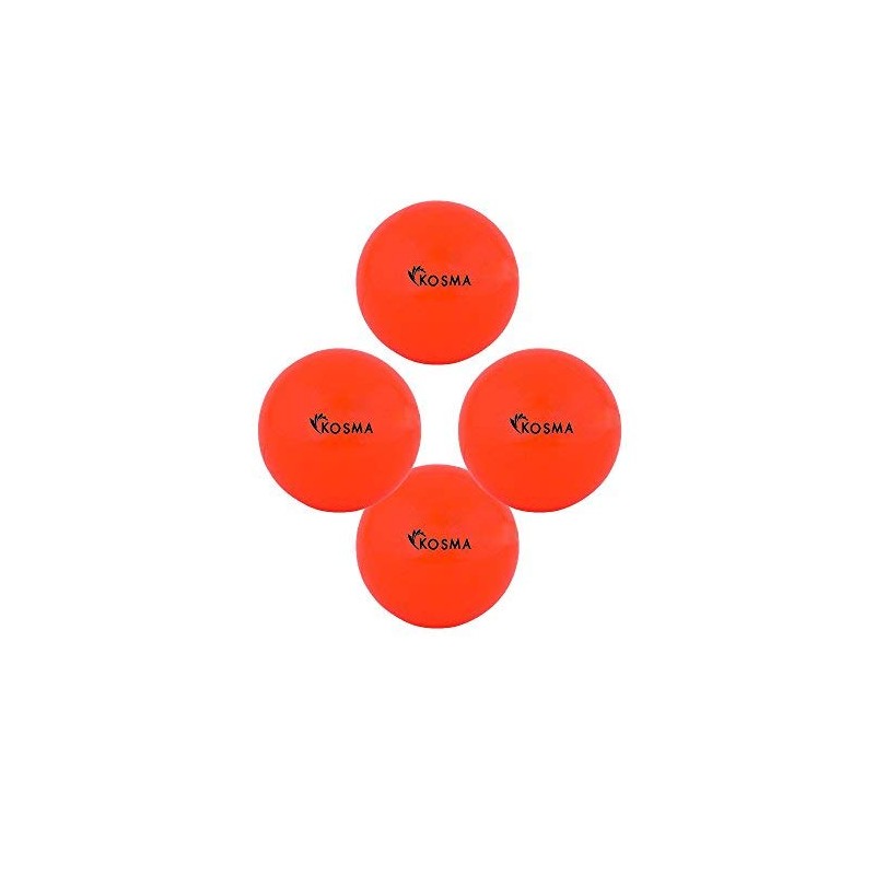 Kosma Set of 4 Smooth Hockey Balls | Outdoor Sports