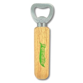 FERMALIFE - Wooden Bottle Opener, Sturdy, Engraveable for Soft Drinks, Apple Cider, Bottles, Beer at Bars, Restaurant, Home, Kitchen, Camping