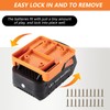 Crtbelfy Battery Holder for Ridgid AEG 18V Hyper Lithium Battery