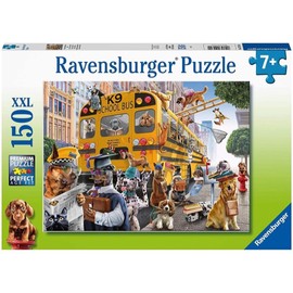 Ravensburger - Pet School Pals - 150 Piece Jigsaw Puzzle - Exciting, Colorful Scene - Canine Antics - Bold, Bright Imagery - Premium Quality - Ideal Gift - Screen-Free Fun - Children Age 7+