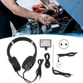 SIXRUN Water Leak Detector, Underground Water Leak Detector with Headset, AC100‑240V, for Tube Construction, Water Leakage Detection Construction Pipelines