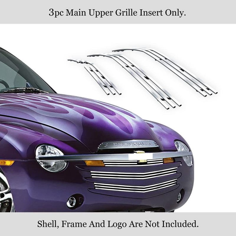 APS Compatible with Chevy SSR 2003-2006 Main Upper Lower Bumper