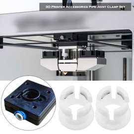 Be In Your Mind 10 Sets Tube Coupling Collet Clamp Clip Kit for 3D Printer Extruder Hotend Accessories Compatible with Ultimaker 2 Um Fixed Diameter 6mm Pipe