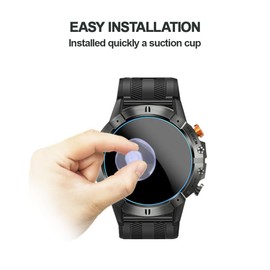 MIHENCE Screen Protector for AK57 1.52'' Smartwatch, 9H Tempered Glass Protective Film Compatible for DEKELIFE 1.52 Inches Military Smart Watch AK57 [ 3PCS ]