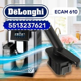 DeLonghi ECAM 610 Hot Water Nozzle for Descaling Coffee Machines with Original Code 5513237621 MONTERAL