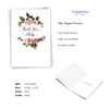 The Best Card Elegant Flowers - Boss Thank You Greeting