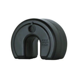 Stand Weight, Black, Horizontal 11.3 lbs (5 kg), Vertical 6.3 lbs (3 kg), 6.4 x 10.2 x 8.1 inches (162 x 260 x 207 mm), U-Shape Weight, Outdoor, Indoor, First, Strong Wind Protection, Fall Prevention