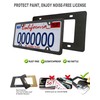 Aootf Carbon Fiber License Plate Frame- 100% Real Carbon Cloth