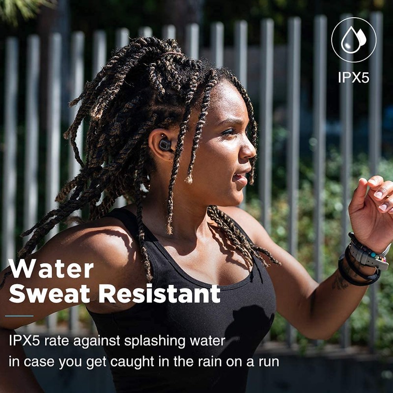 Qisebin Wireless Earbuds True Wireless Earbuds Bluetooth Headphones with Microphone