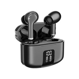 Wireless Earbuds, Bluetooth 5.3 Headphones with Bass True Wireless, In Ear HiFi Stereo, ENC Noise Cancelling Mic, IPX5 Waterproof, LED Display 42H, Touch Control