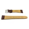 18mm Brown Genuine Calf Leather Watchstrap | Flat, Elegant, Smooth