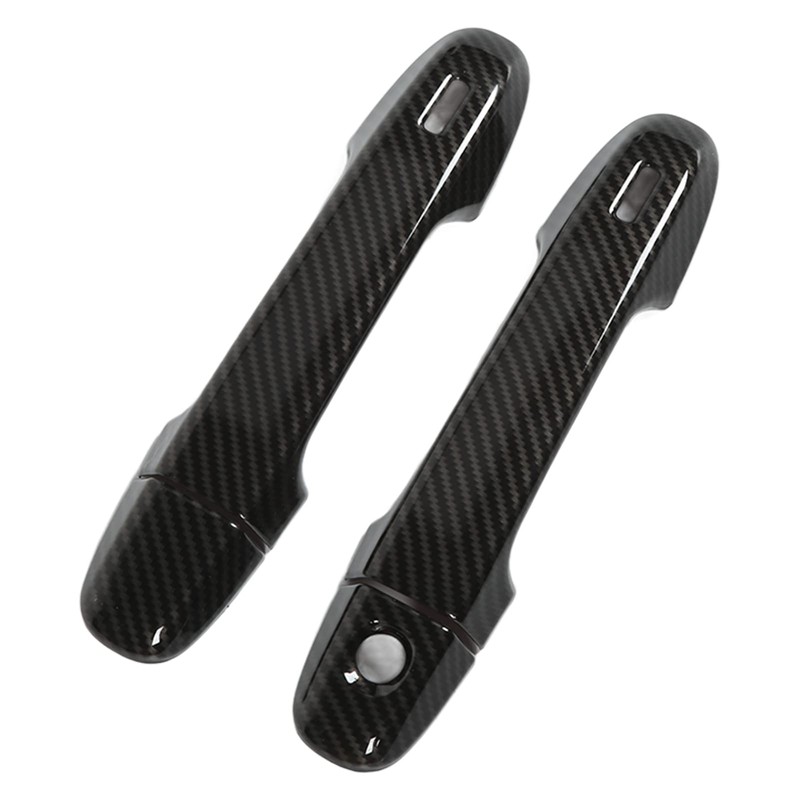 Qiilu Exterior Door Handle Cover, 4PCS Outer Outside Exterior Door