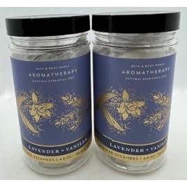 2 Shower Steamers Bath Body 4.8 OZ / 136 G Bottle 6 Tablets Aromatherapy Lavender Vanilla Steamers