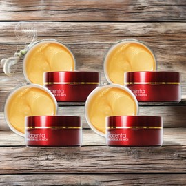 Berrisom Eye Lifting Eye Area Moisturizing Placenta Firming Hydrogel Eye Patches, 4 Pieces, 60 Pieces / 베리썸 아이 리프팅 눈가 보습 플라센타 퍼밍 하이드로겔 아이패치 4개 60개입