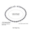 ChainsHouse Stainless Steel Women's Men's Bracelet 3 mm / 6