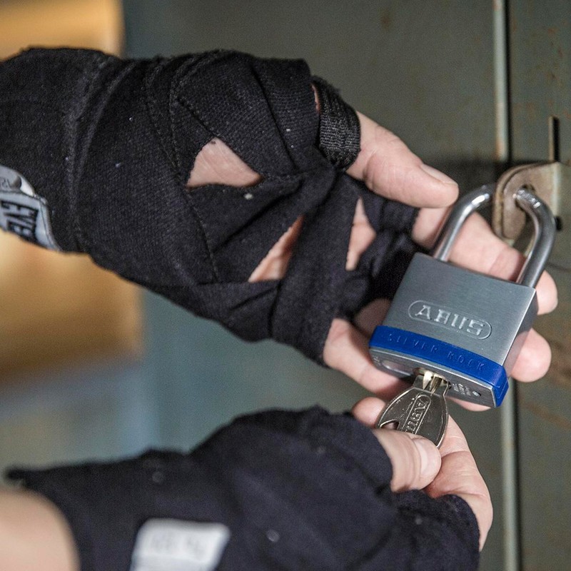 50mm Silver Rock Padlock