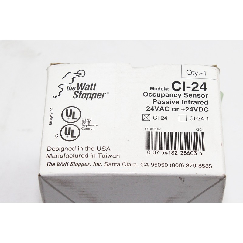 Wattstopper Ceiling Sensor CI-24-W HVAC/BAS Occupancy Sensor Motion Detector, White
