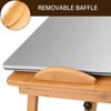 Laptop Desk Table Adjustable Bamboo Foldable Breakfast Serving Bed Tray