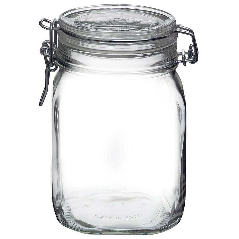 Bormioli Rocco Fido, 2 Pack, 33.75 Oz. Food Storage Glass