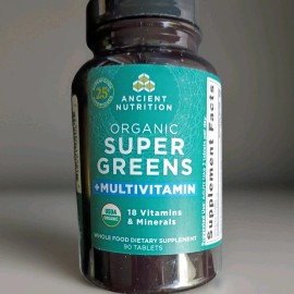 Ancient Nutrition  Ancient Nutrition Organic Super Greens multivitamin 90 Tabs