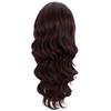 LUXLUXE Lucinda Wavy 23 Inch Long 4X4 Hand-Tied Lace Front