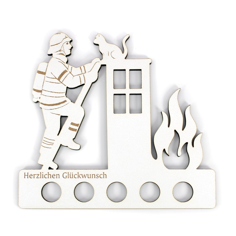 Gift for Fireman - Money Gift Fire Brigade Made of