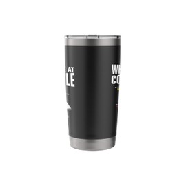 Why I Lose At Cornhole Bean Sand Bag Toss Funny Cornhole Stainless Steel Insulated Tumbler