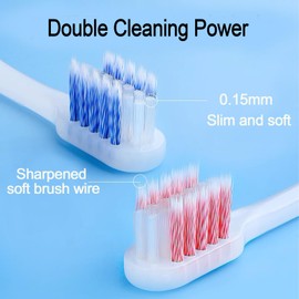 Maoerdental 6 Pack U-Shaped Orthodontic Toothbrush,Soft Bristles Braces Toothbrush for Adults Teens with Toothbrush Head Cover
