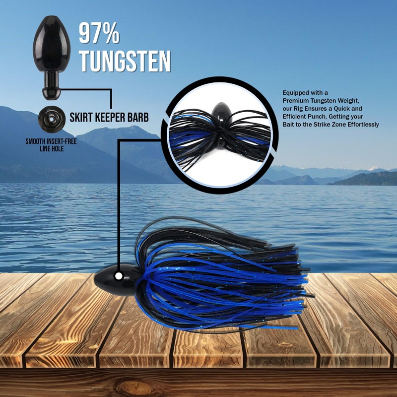 Reaction Tackle Tungsten Punch Rig/Punch Weight - 3/4oz - Okeechobee