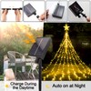 Christmas Tree Lights Waterfall, 9 Pieces 2 m 198 LEDs