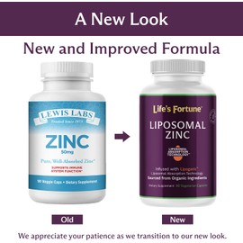 Lewis Labs Zinc Citrate 50mg Capsules - 90 Count, Immune Support, Metabolism, Skin Health, Acne, Energy