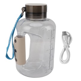 1.5L Hydrogen Water Bottle, Portable Hydrogen Water Generator Bottle with SPE PEM Technology, Waterionizer Generator Water Ionizer Bottle Hydrogen Water Machine (Beige)