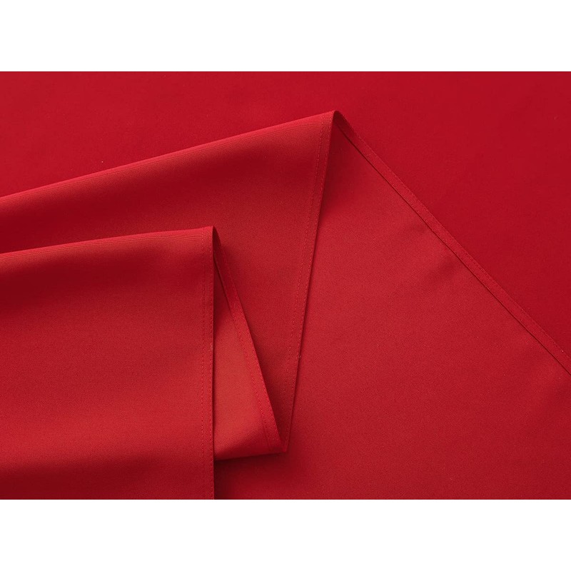FOLINS&HOME Mantel rectangular rojo de 54 x 78 pulgadas, resistente