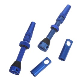 KOMBIUDA 4pcs Aluminum Alloy Tubeless Valve Stems Kit for Mountain and Road Bikes Durable Leak Valve Replacement Set with Fit and Easy Installation