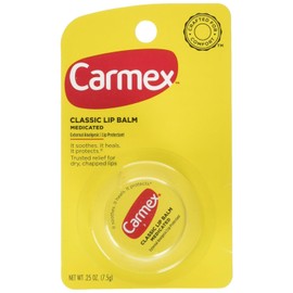 Carmex Bálsamo labial clásico medicado, 0.25 oz
