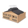 Urby Extra Wide Hangers for Plus Size Clothes, Ganchos para