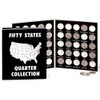 Fox Valley Traders Commemorative State Quarters Album, Black White Collection